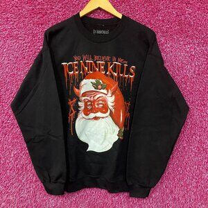 Ice Nine Kills You Will Believe in Me Krampus crewneck size Large